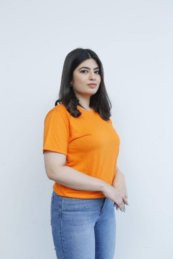 SHORT SLEEVE T SHIRT - Orange - YK Clothing