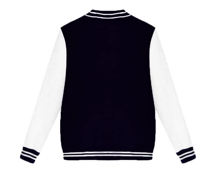 Classic Monochrome Baseball Jacket - YK Clothing