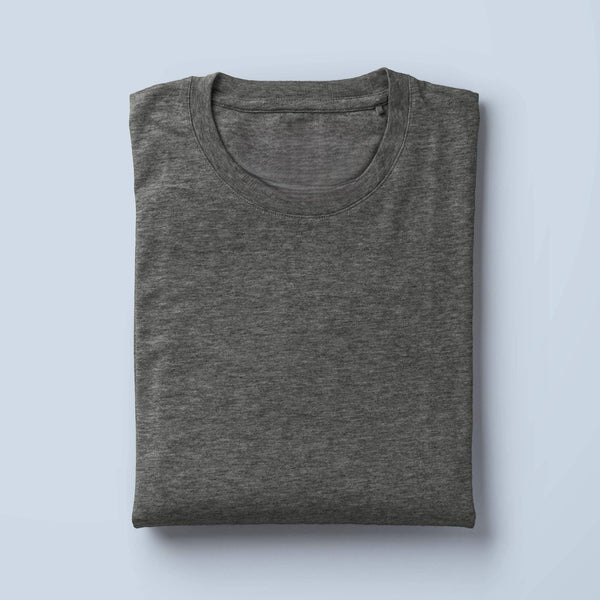 SHORT SLEEVE T SHIRT - Charcoal Gray - YK Clothing