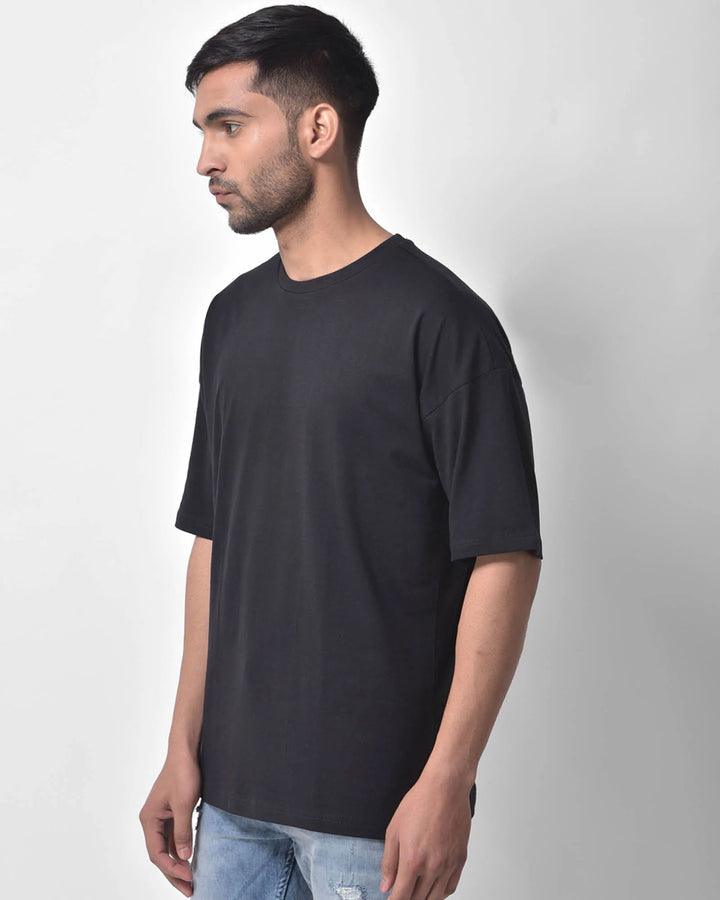 Dropshoulder Tee - Black - YK Clothing