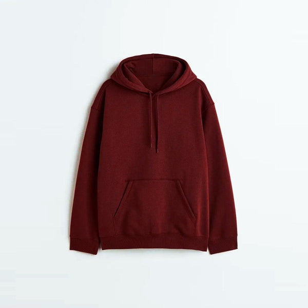 Plain Maroon Hoodie - YK Clothing