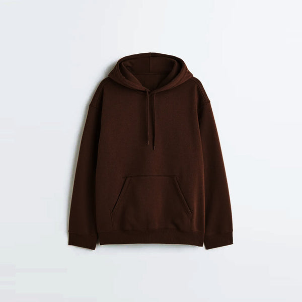 Plain Brown Hoodie - YK Clothing