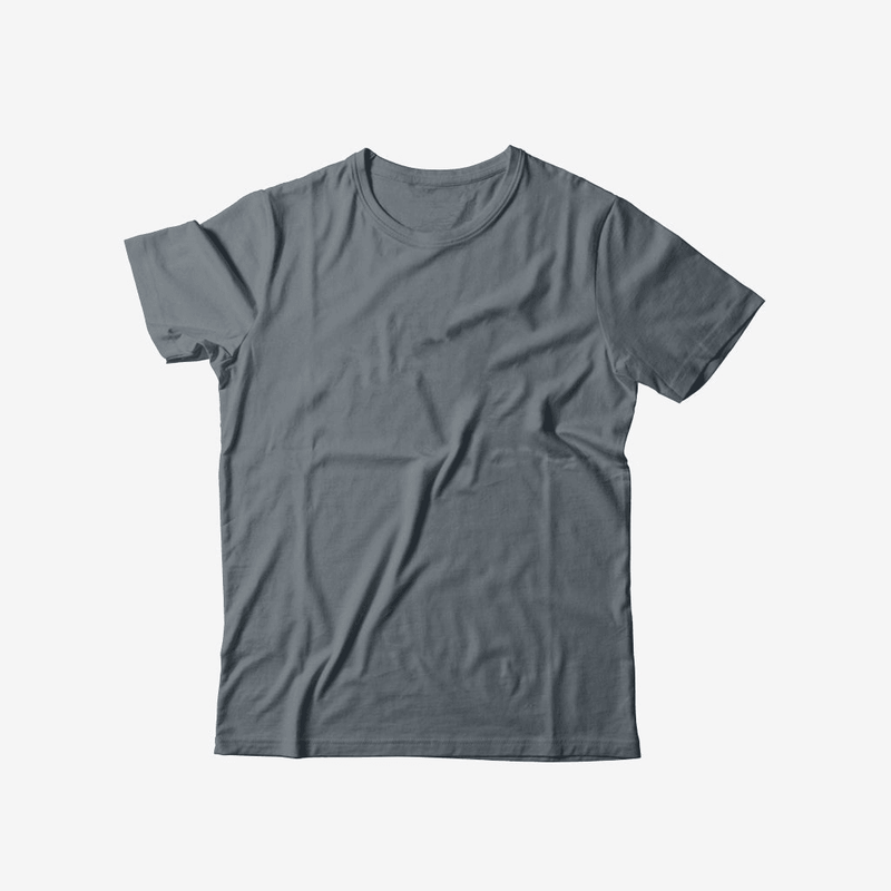 SHORT SLEEVE T SHIRT - Steel Grey - YK