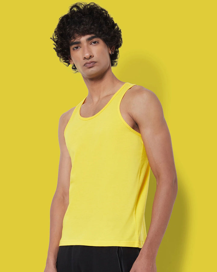 Yellow Tank Top - YK Clothing