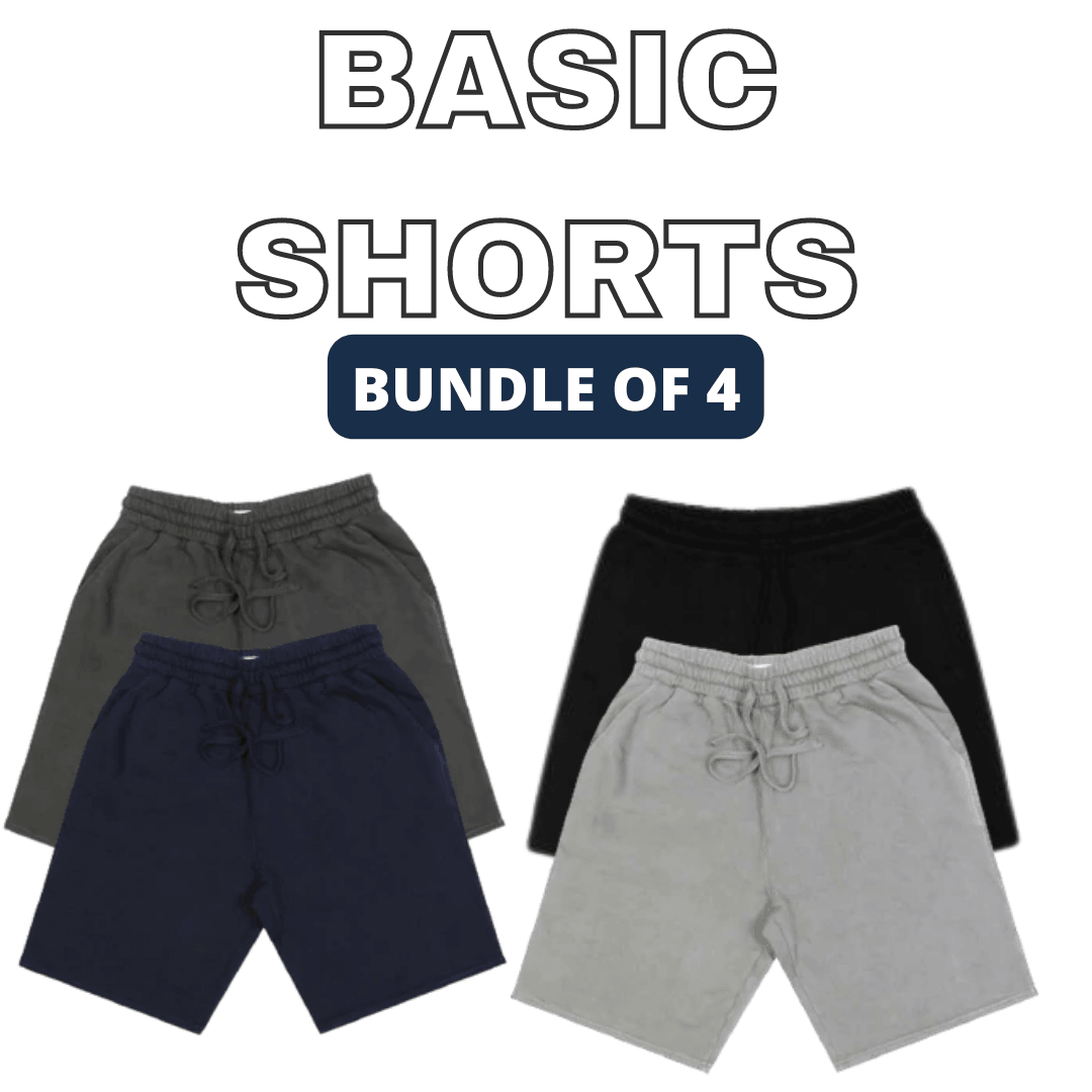 Bundle of 4 Basic Shorts