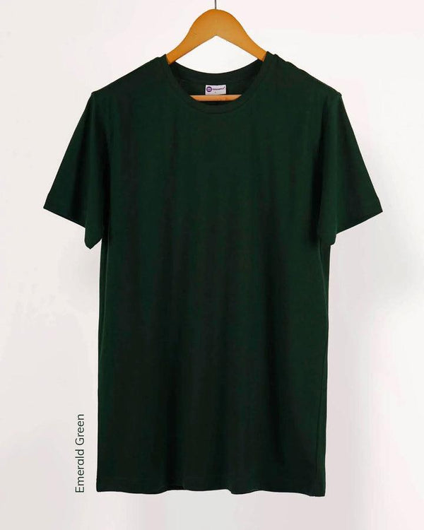 SHORT SLEEVE T SHIRT - Bottle Green - YK Clothing