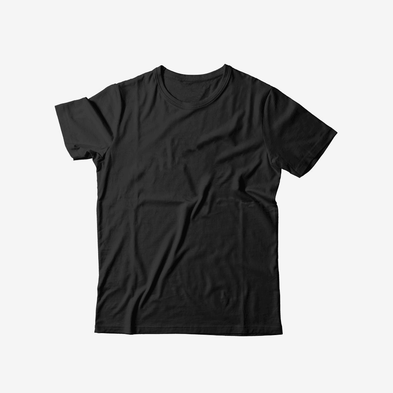 SHORT SLEEVE T SHIRT - Black - YK