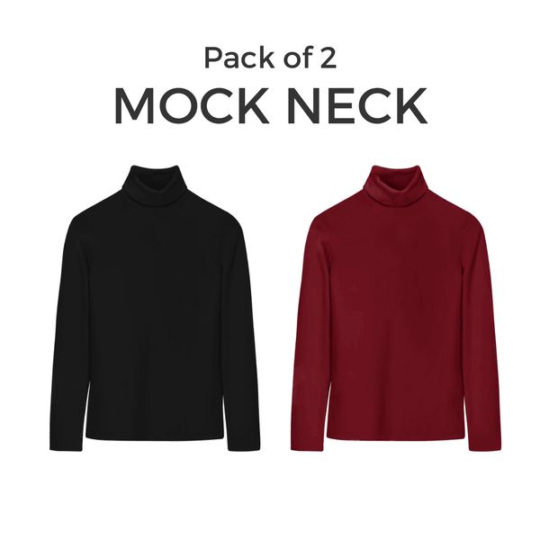 Bundle Of 2 Basic Turtle/Mock Neck - YK