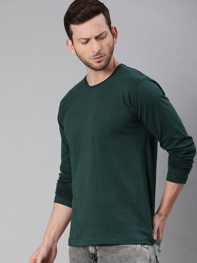 Bundle Of 4 Full Sleeves T Shirt Round Neck - YK Clothing