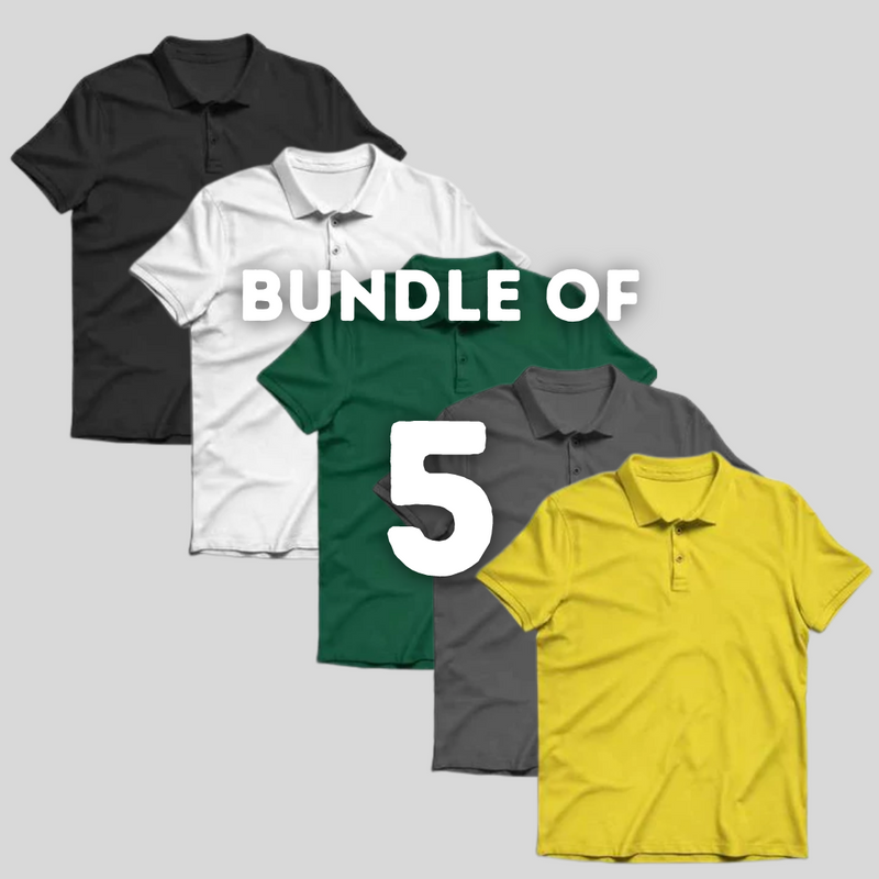 Bundle of 5 POLO TEE - YK