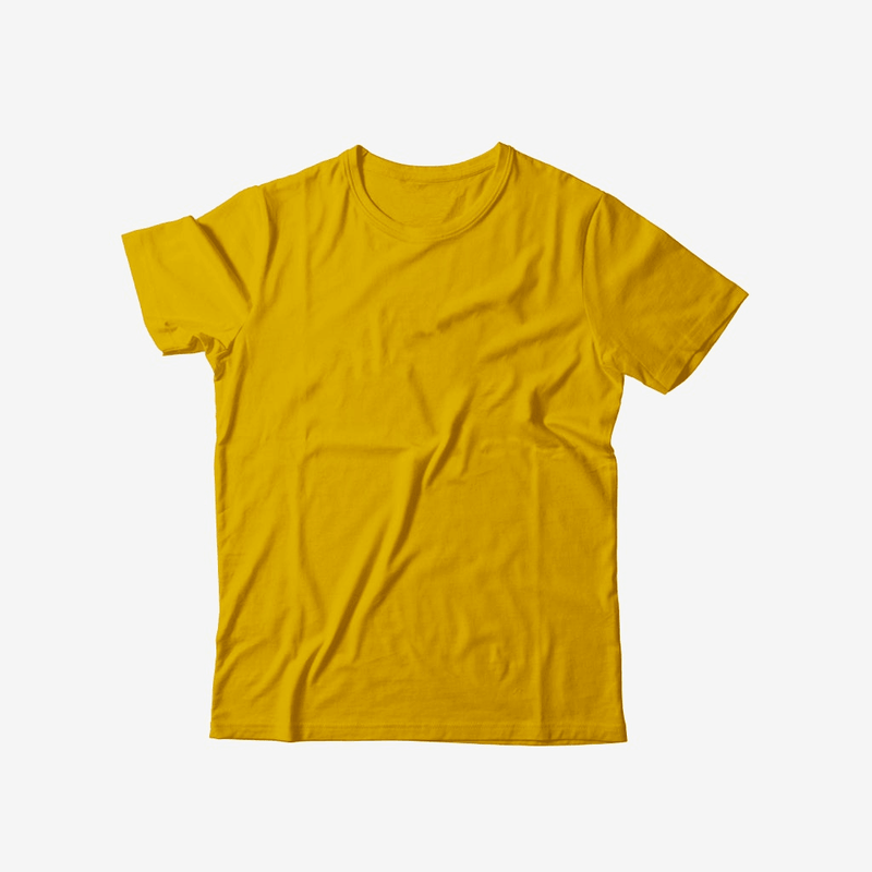 SHORT SLEEVE T SHIRT - Mustard - YK