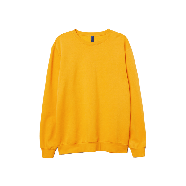 Basic Yellow Sweatshirt - YK Clothing