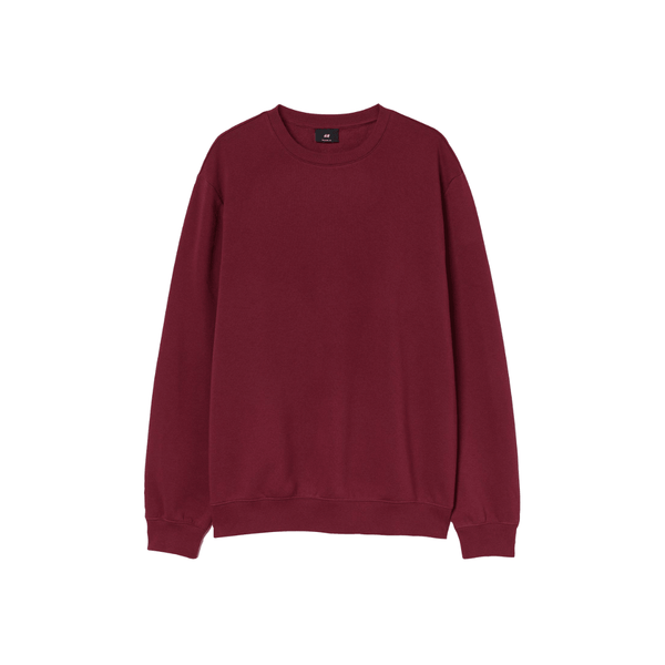 Basic Maroon Sweatshirt - YK Clothing