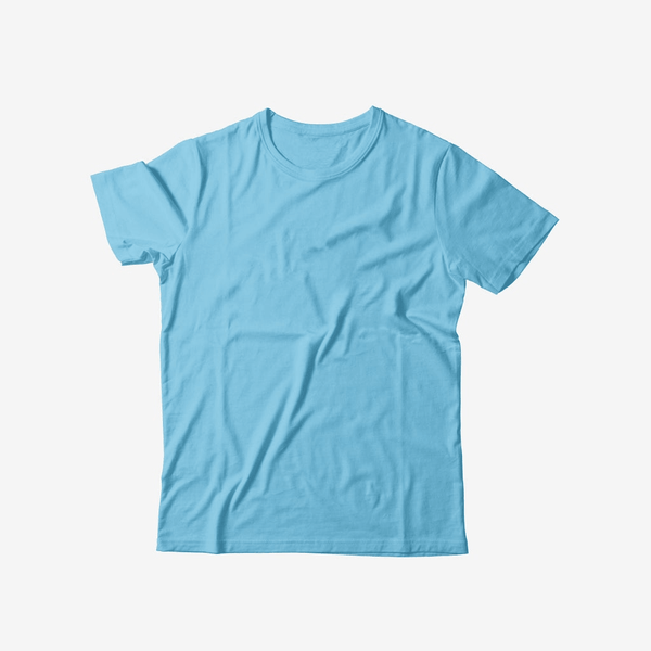 SHORT SLEEVE T SHIRT - Sky Blue - YK