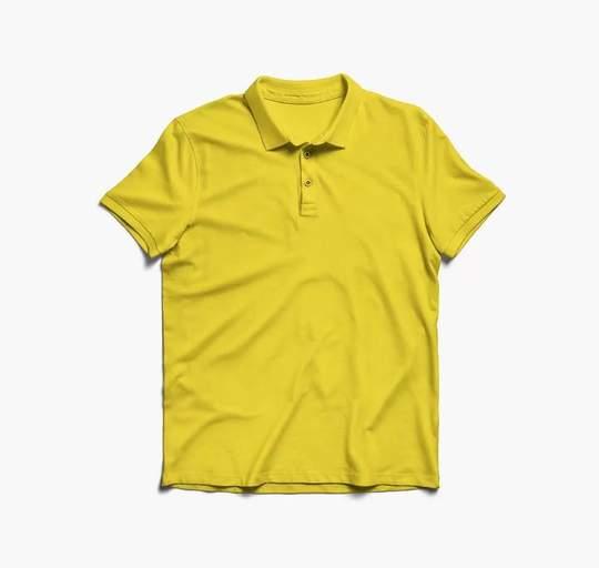 BASIC YELLOW POLO T Shirt