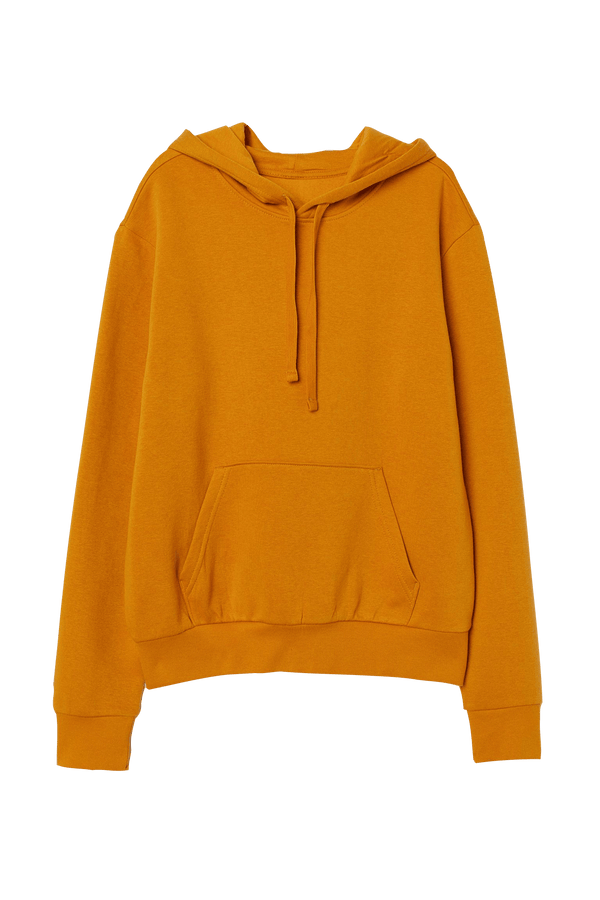 Plain Mustard Hoodie - YK