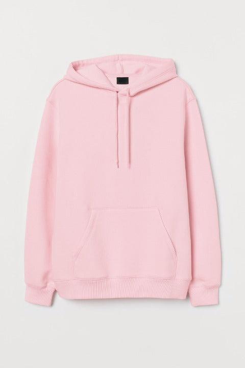 Plain pink Hoodie - YK