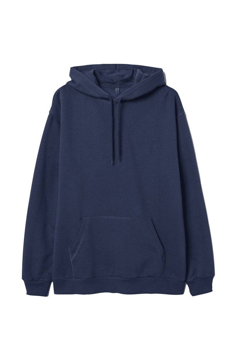 Plain Navy Blue Hoodie