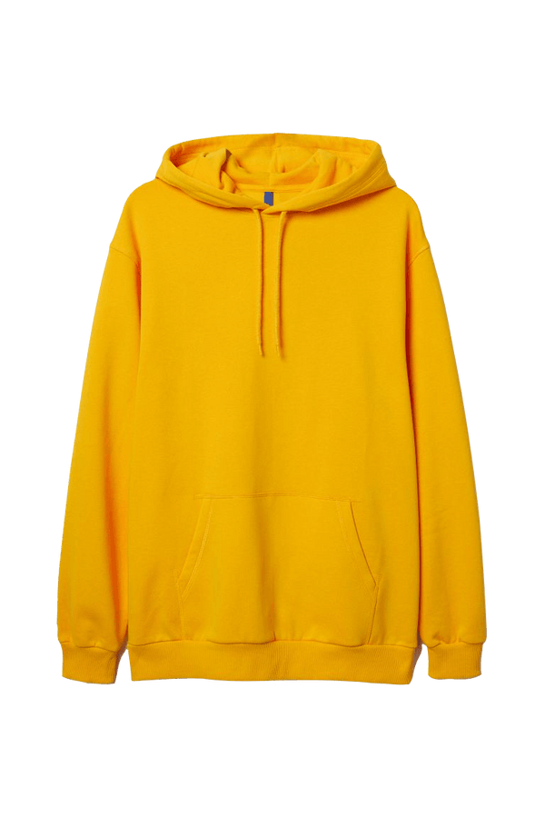 Plain Yellow Hoodie - YK