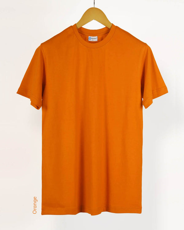 SHORT SLEEVE T SHIRT - Orange - YK Clothing