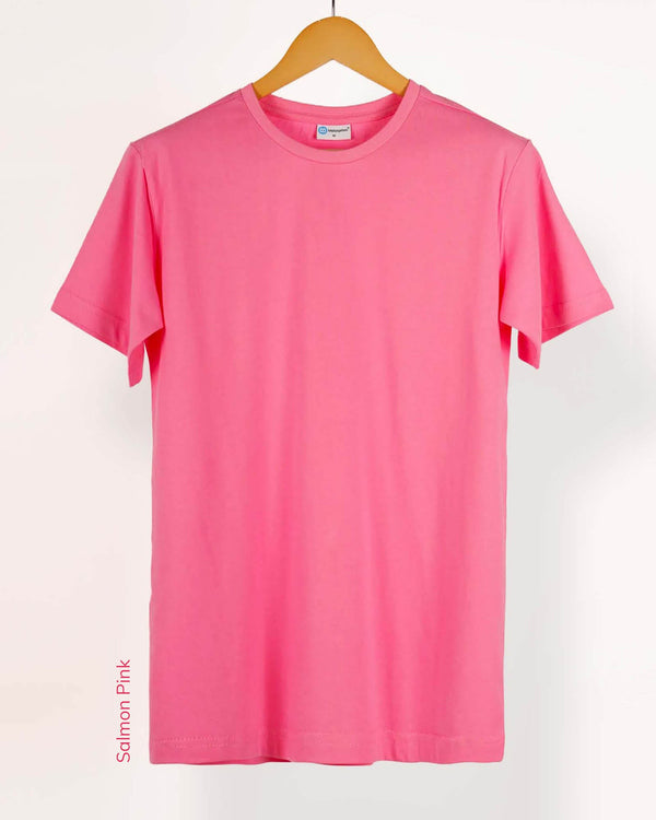 SHORT SLEEVE T SHIRT - Pink - YK Clothing